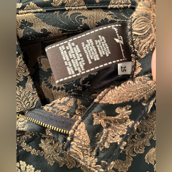 Brocade gold and black “jeans”. - Picture 9 of 9